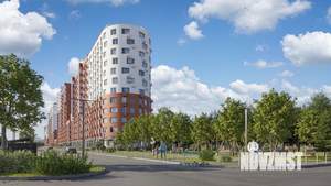 2-к квартира, строящийся дом, 58м2, 12/17 этаж