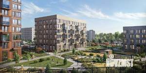 1-к квартира, строящийся дом, 33м2, 8/12 этаж