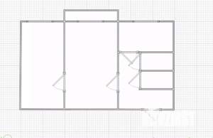2-к квартира, вторичка, 40м2, 4/5 этаж