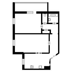 2-к квартира, вторичка, 55м2, 3/5 этаж