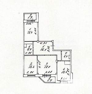 3-к квартира, вторичка, 85м2, 15/17 этаж