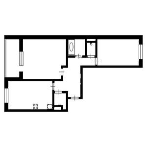 2-к квартира, вторичка, 60м2, 7/17 этаж