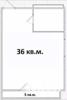 1-к квартира, вторичка, 36м2, 3/4 этаж