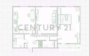 2-к квартира, вторичка, 50м2, 3/24 этаж