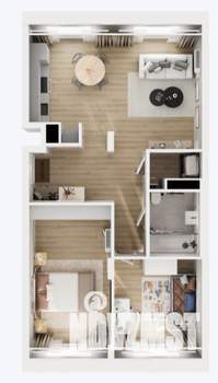 2-к квартира, сданный дом, 69м2, 7/17 этаж